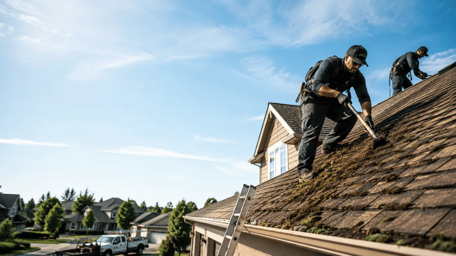 Roof Moss Removal in Greentown, OH near me